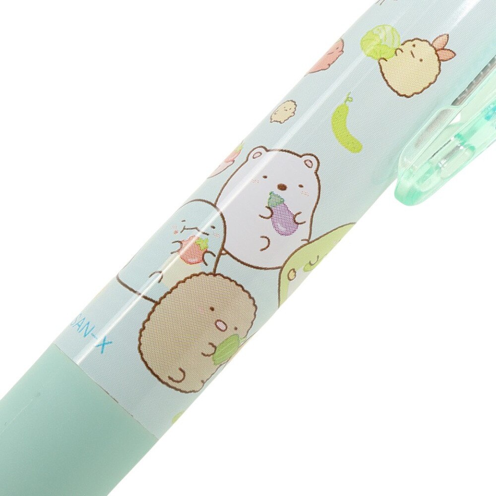 すみっコぐらし（Sumikkogurashi）（メンズ、レディース、キッズ）フリクションボールスリム 3色ゲルインキボールペン 0.5mm たべものおうこく PR07803