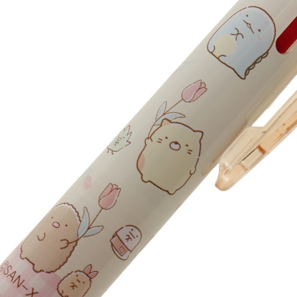 すみっコぐらし（Sumikkogurashi）（メンズ、レディース、キッズ）フリクションボールスリム 3色ゲルインキボールペン 0.5mm チューリップ PR07804