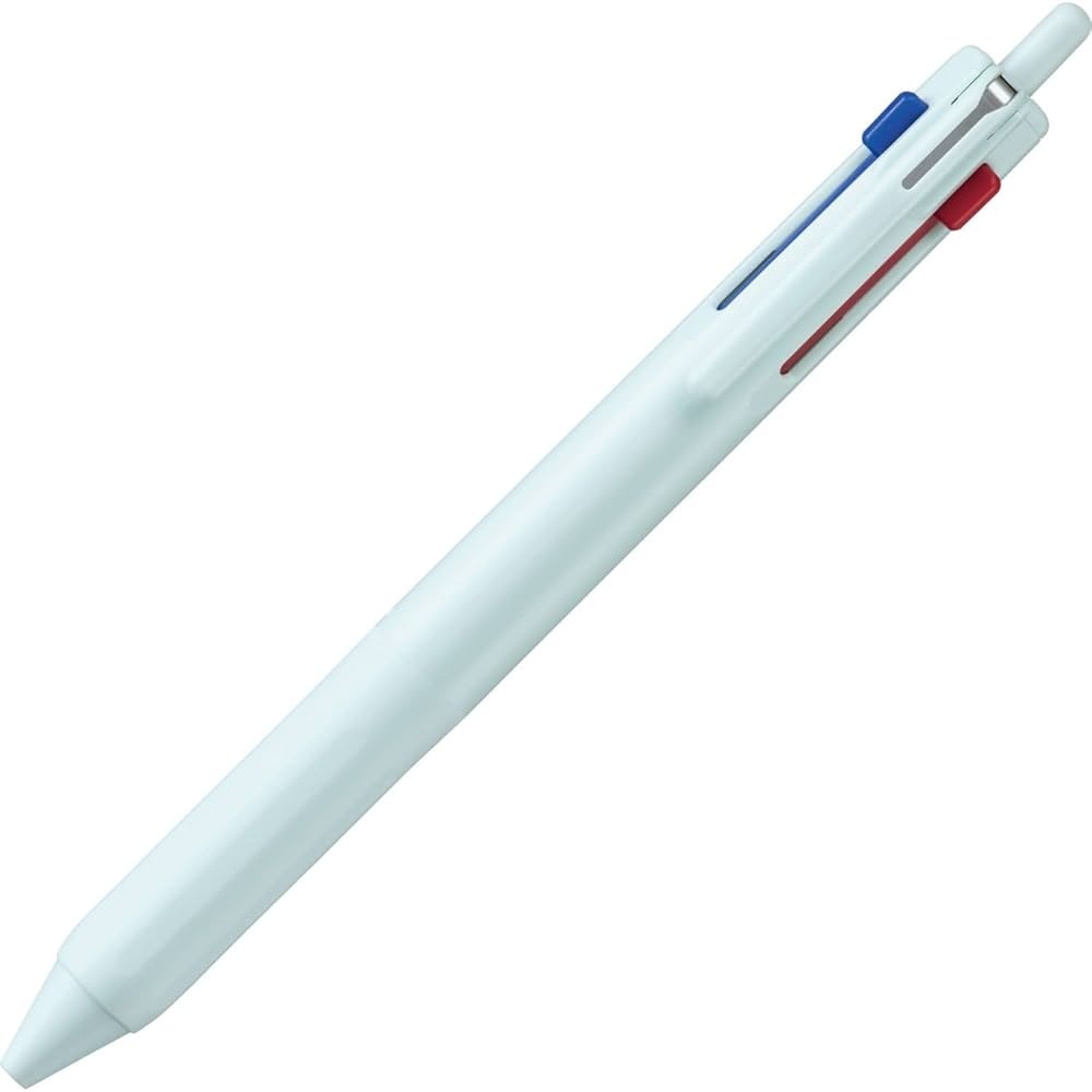 三菱鉛筆（MITSUBISHI PENCIL）（メンズ、レディース、キッズ）ジェットストリーム 新3色ボールペン 0.5mm アイスブルー SXE350705.32