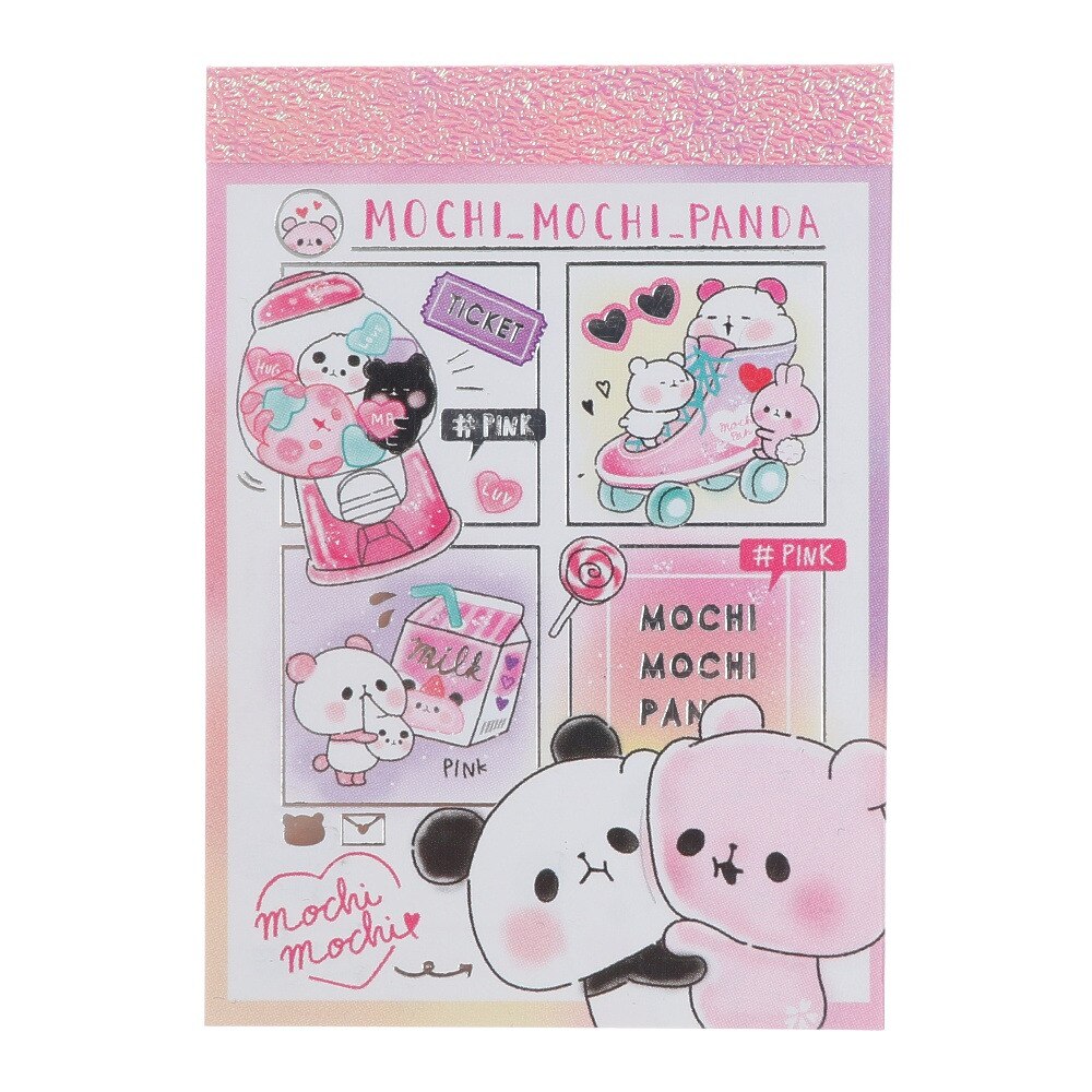 もちもちぱんだ ミニメモ ピンク Kj カミオジャパン エルブレス もちもちぱんだ ミニメモ ピンク Kj カミオジャパン エルブレス