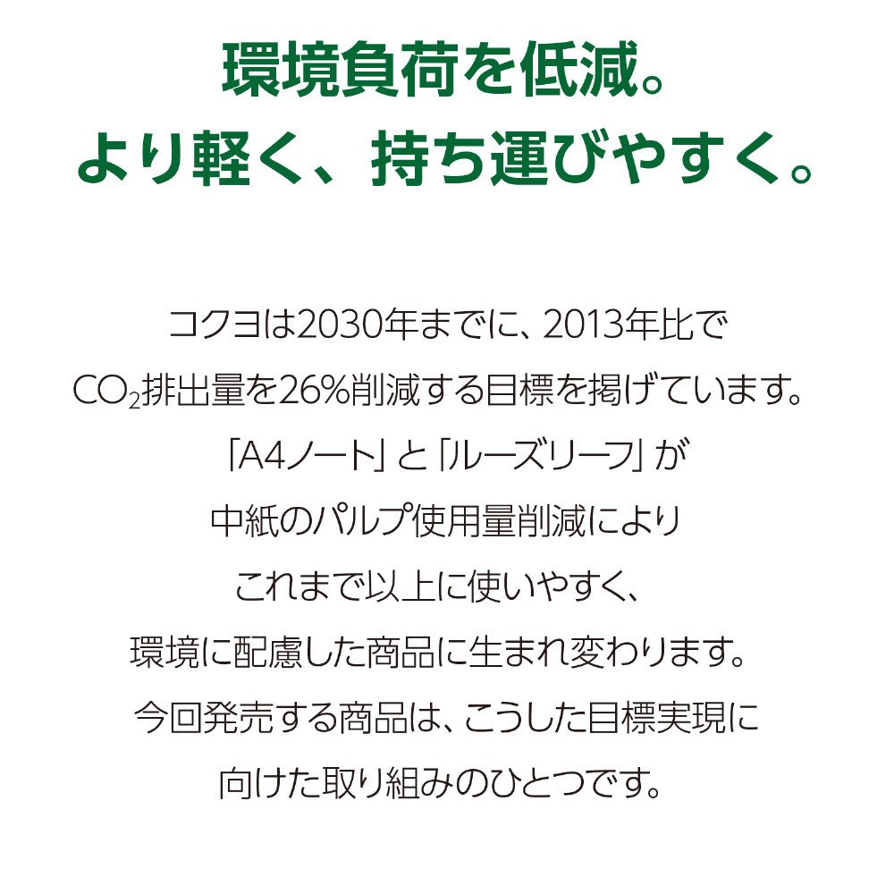 コクヨ（KOKUYO）（メンズ、レディース、キッズ）キャンパスルーズリーフ ノー836ATN