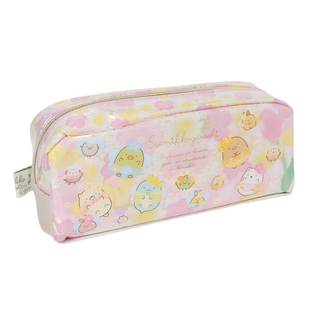 すみっコぐらし（Sumikkogurashi）（メンズ、レディース、キッズ）ざっそうとようせいのお花畑 ペンポーチ PT11501