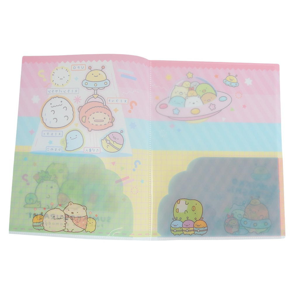 すみっコぐらし（Sumikkogurashi）（メンズ、レディース、キッズ）ポケット付クリアホルダー ふしぎなおともだち・A FA08903