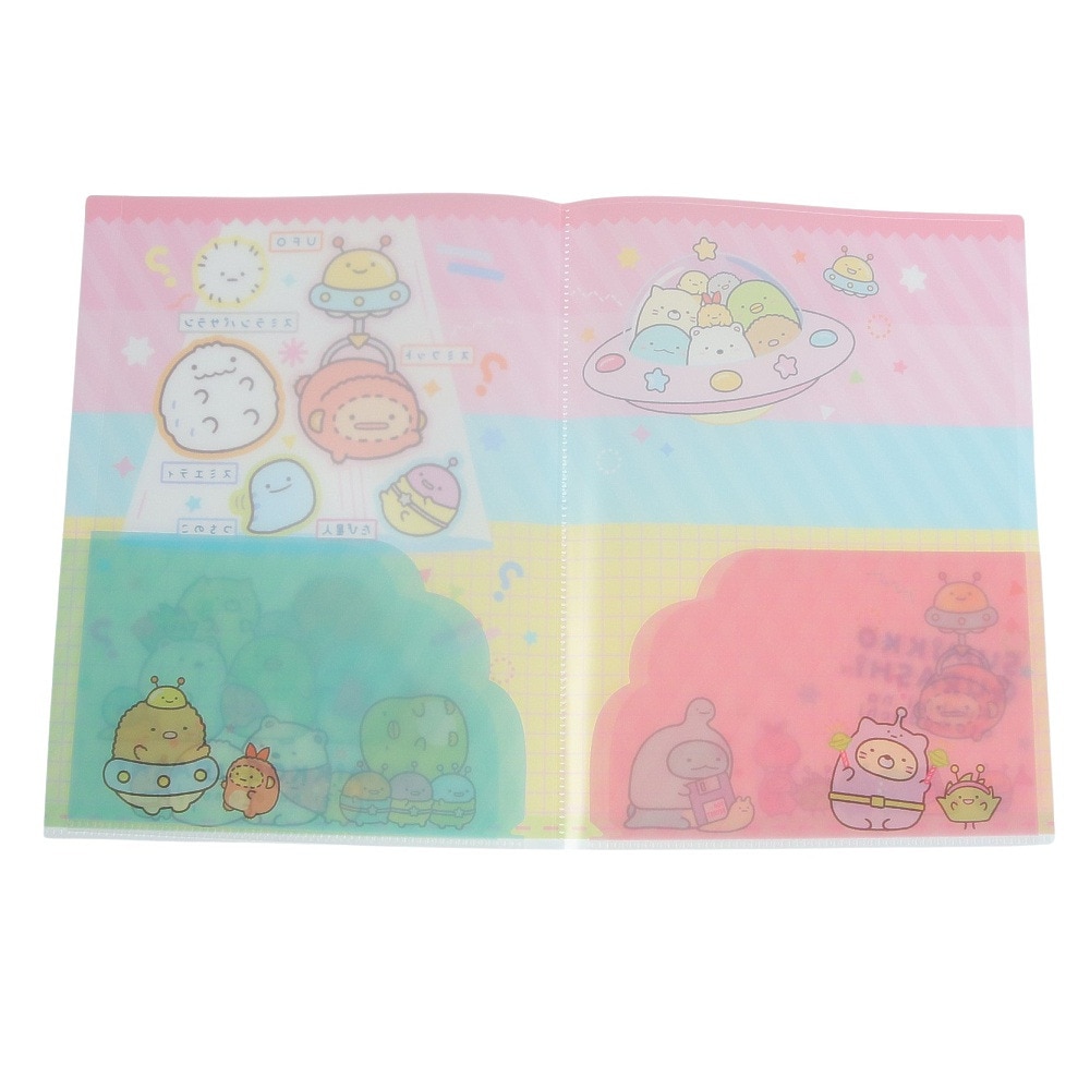 すみっコぐらし（Sumikkogurashi）（メンズ、レディース、キッズ）ポケット付クリアホルダー ふしぎなおともだち・A FA08903