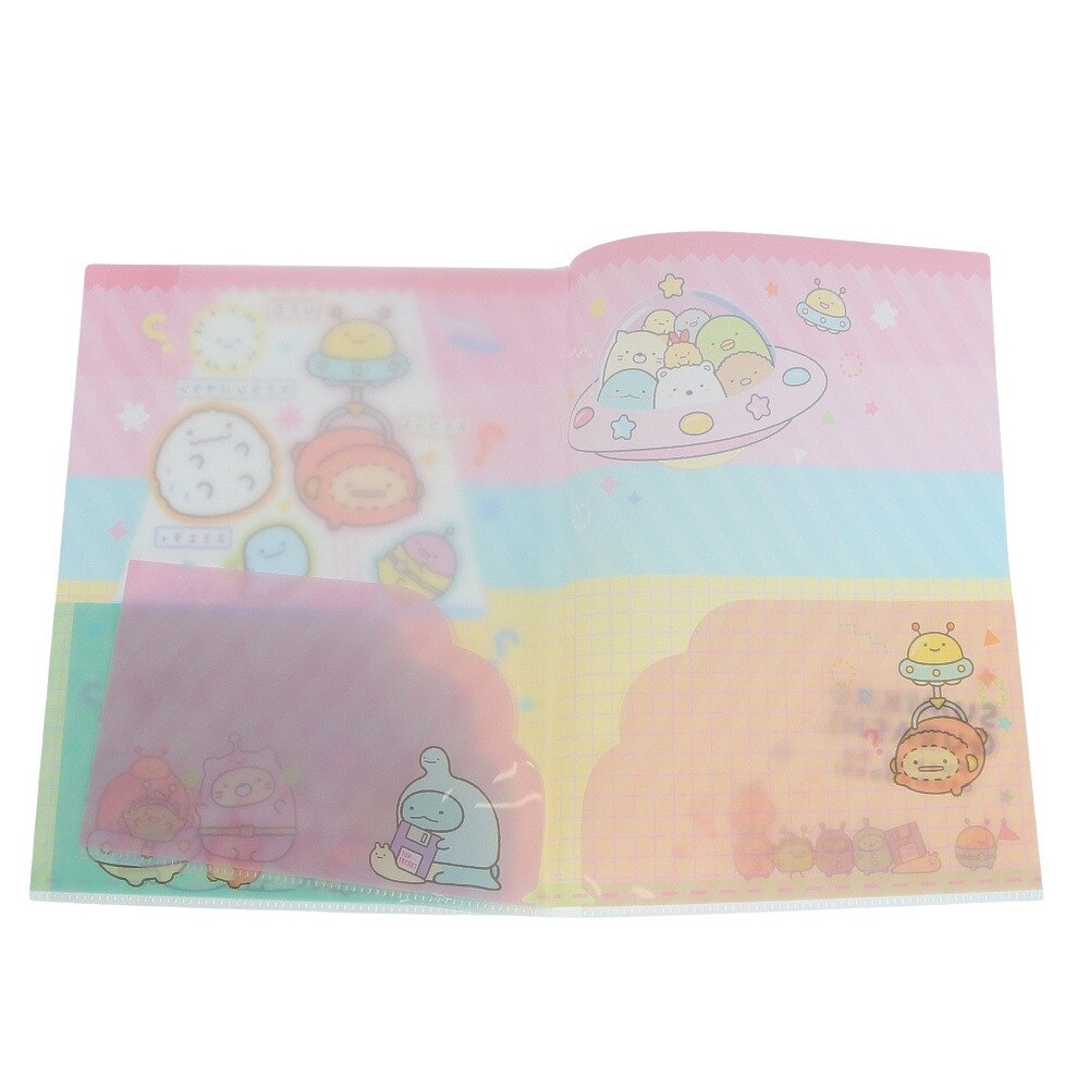 すみっコぐらし（Sumikkogurashi）（メンズ、レディース、キッズ）ポケット付クリアホルダー ふしぎなおともだち・A FA08903