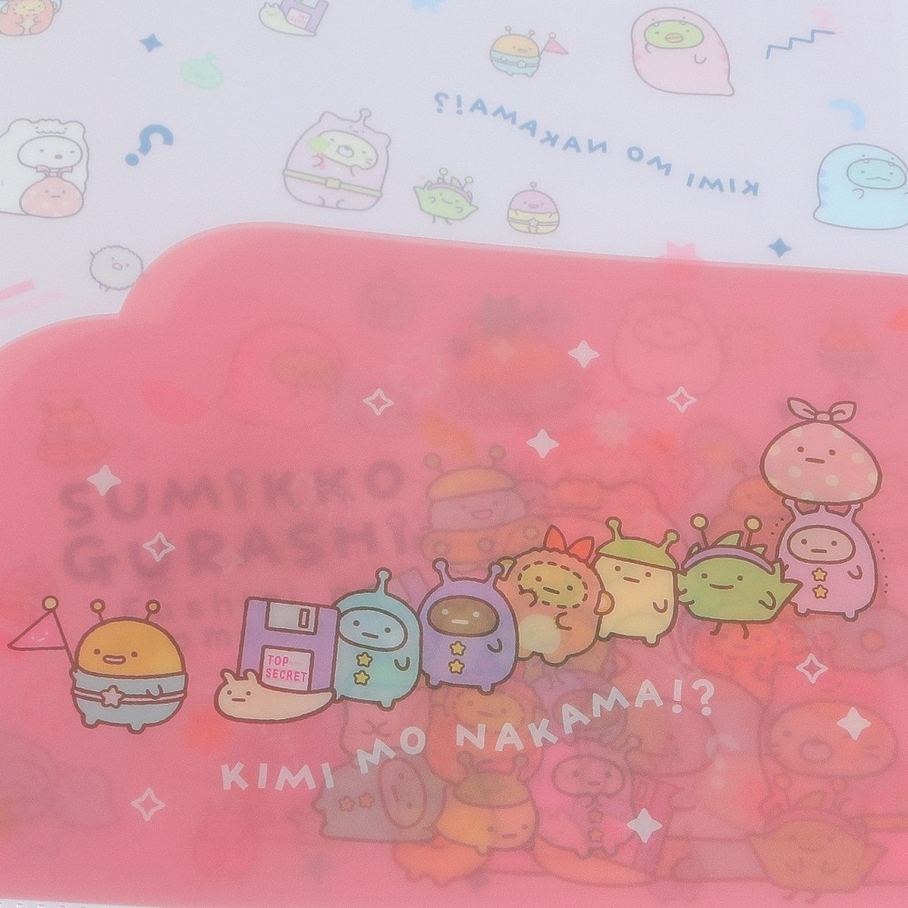 すみっコぐらし（Sumikkogurashi）（メンズ、レディース、キッズ）ポケット付クリアホルダー ふしぎなおともだち・B FA08904