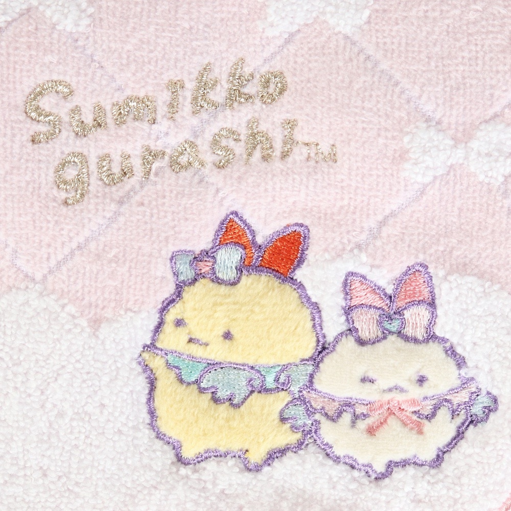 すみっコぐらし（Sumikkogurashi）（メンズ、レディース、キッズ）ミニタオル 天使なえびてんアイドル ピンク CM48001