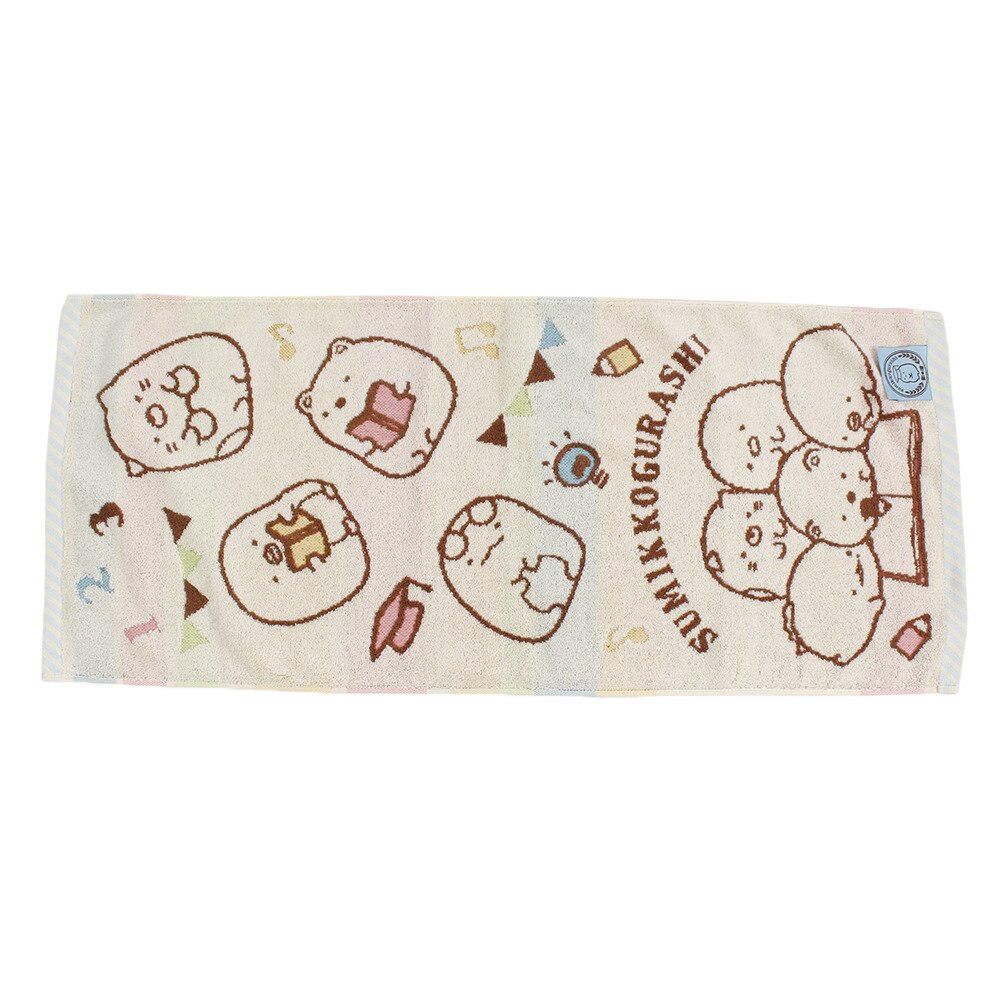 すみっコぐらし（Sumikkogurashi）（メンズ、レディース、キッズ）レッツスタディ フェイスタオル 6575005800