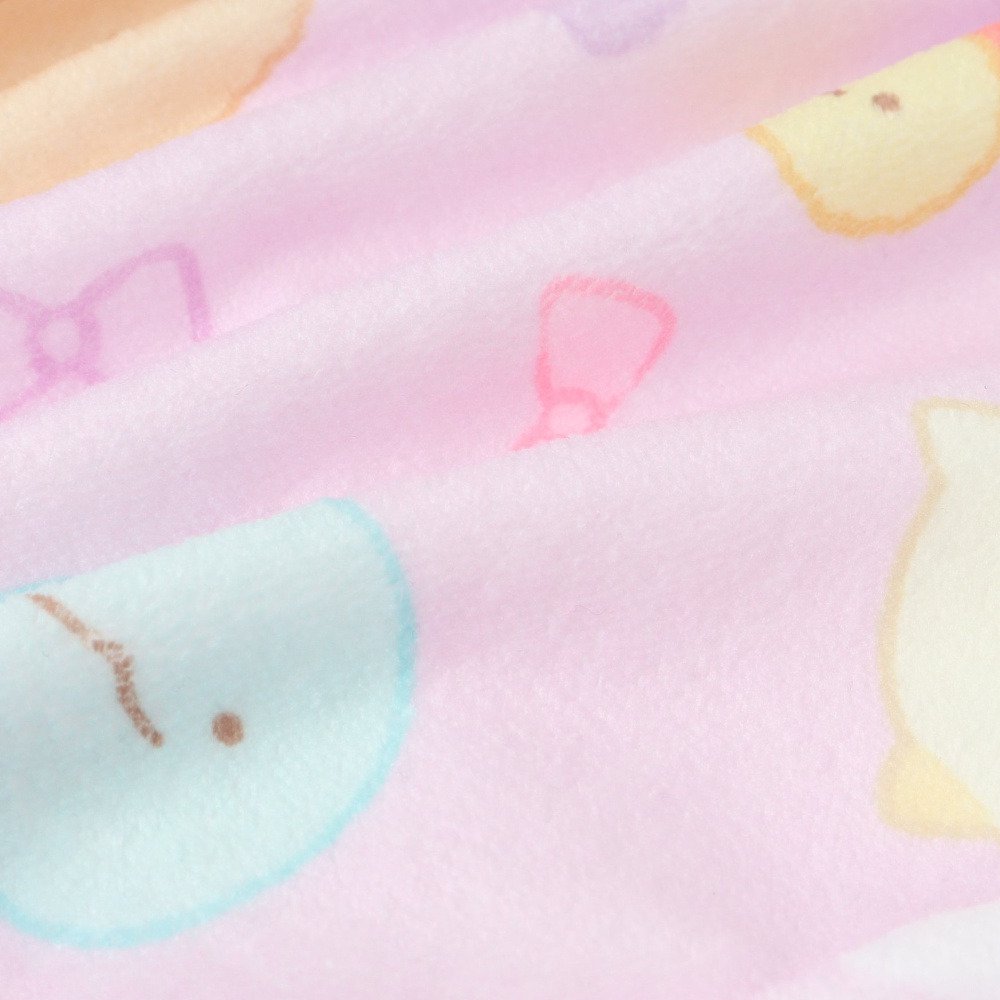 すみっコぐらし（Sumikkogurashi）（キッズ）タオル ふわふわキャップタオル ピンク CM42101 タオルキャップ キャラクター キッズタオル お風呂 シャワー
