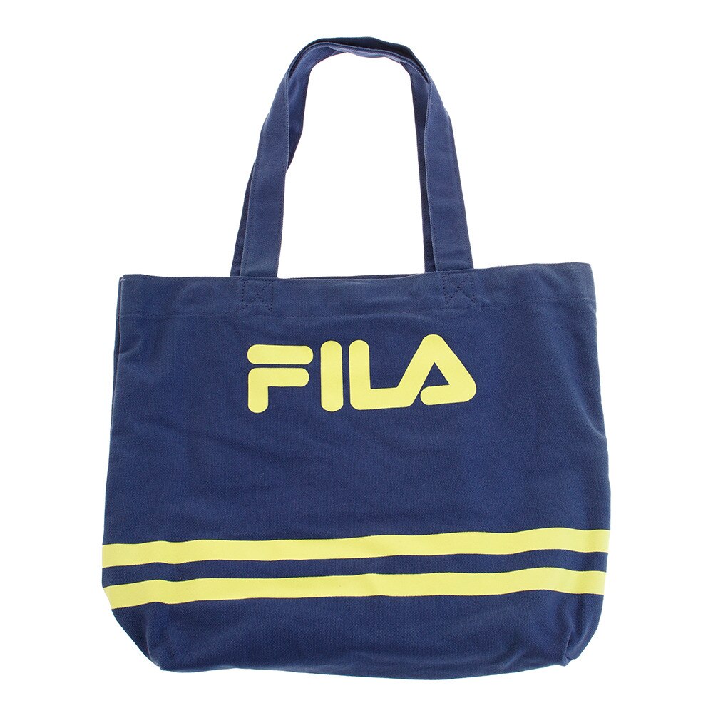  バイカラーライン横型トートバッグ FIMB-0242NV