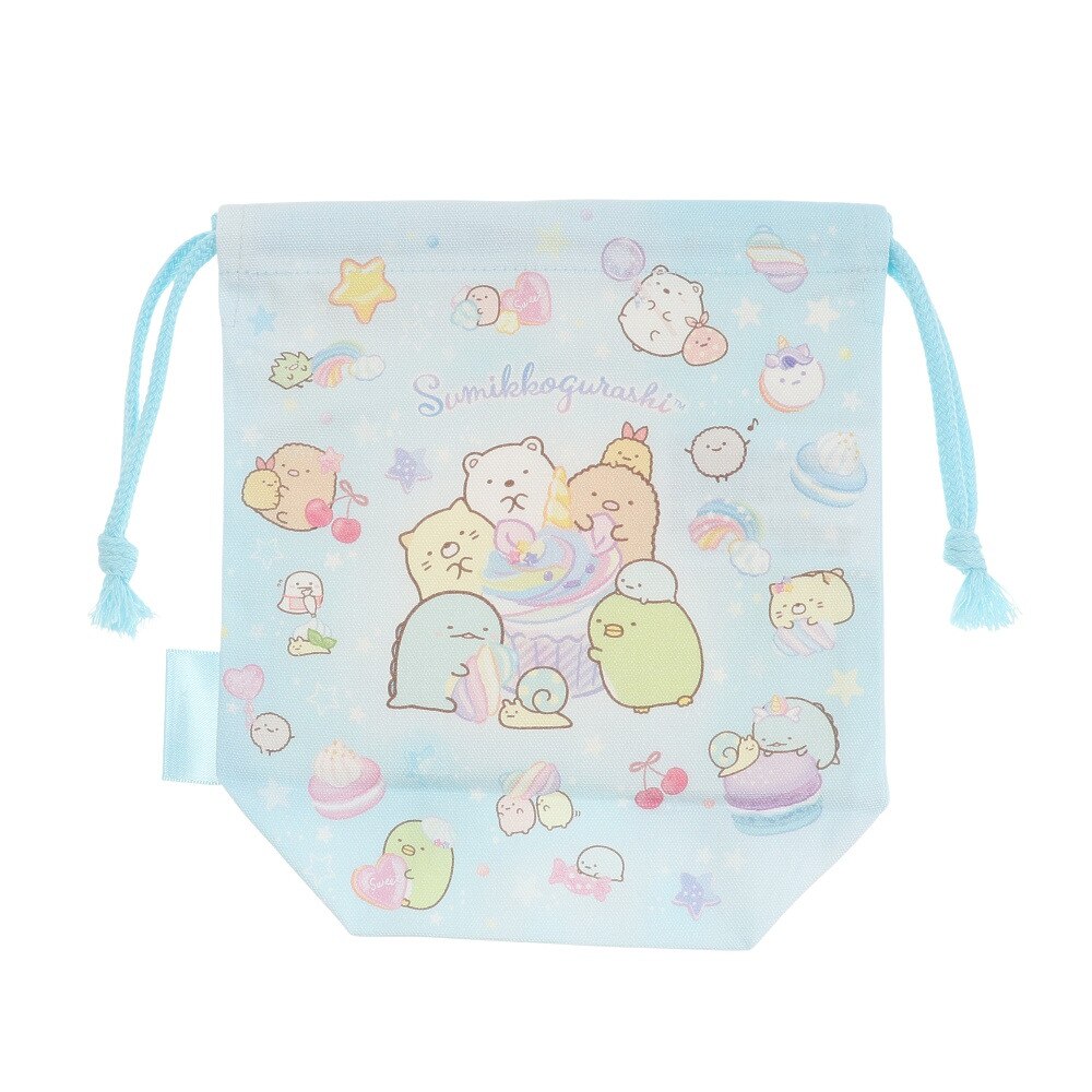 すみっコぐらし（Sumikkogurashi）（キッズ）ゴーゴースクール すみっコぐらし 巾着 Mサイズ 22新入学 CA20601