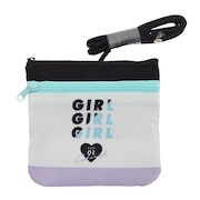 (キッズ)抗菌Wファスナーどこでもポッケ GIRL GIRL GIRL KJ 200077