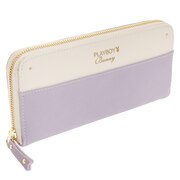 プレイボーイ（レディース、キッズ）バイカラー ラウンド長財布 MS-1631 PU