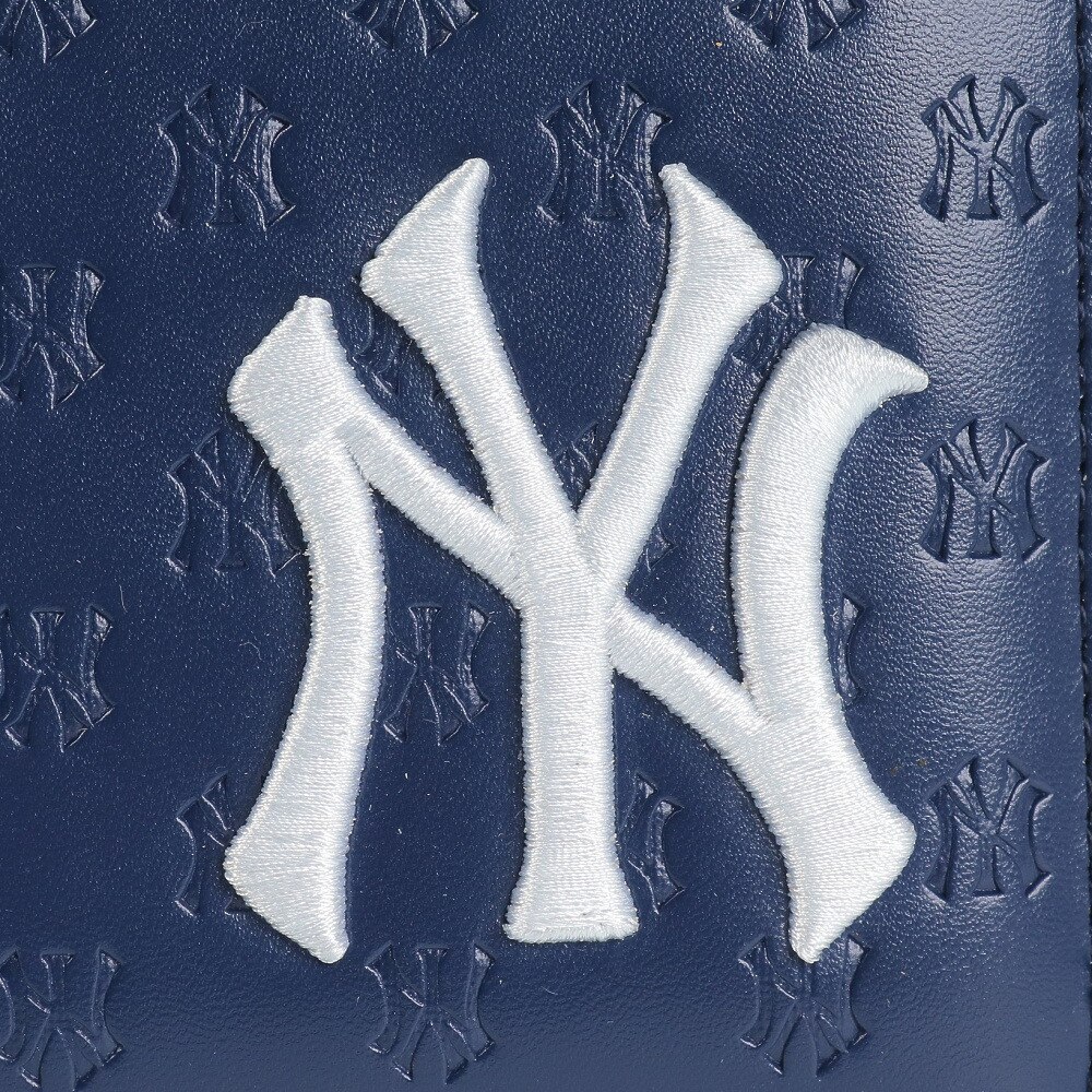 イーカム（メンズ、キッズ）MLB 長財布 ニューヨークヤンキース ロゴ型押し YK-1406P-02-NAVY