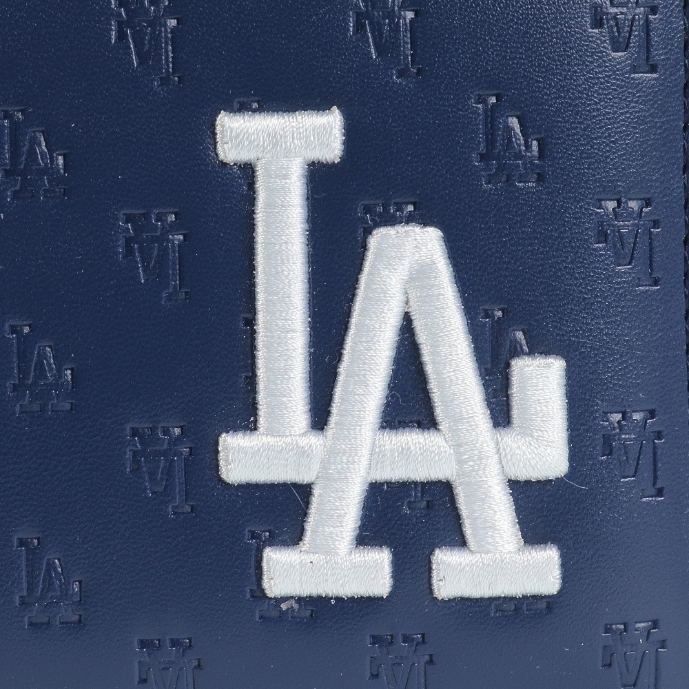 イーカム（メンズ、キッズ）MLB 長財布 ロサンゼルスドジャース ロゴ型押し LA-1406P-02NV