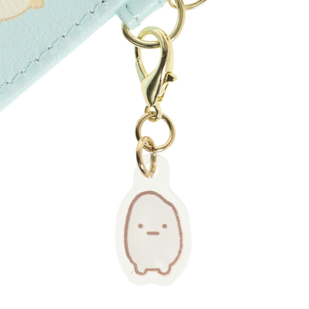 すみっコぐらし（Sumikkogurashi）（メンズ、レディース、キッズ）ようこそ たべもの王国 リール付パスケース PB68801