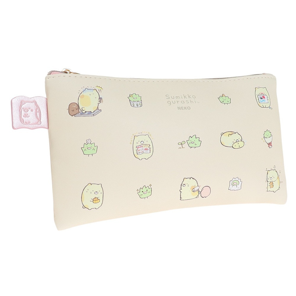 すみっコぐらし（Sumikkogurashi）（キッズ）フラットポーチ ねこ CA31404