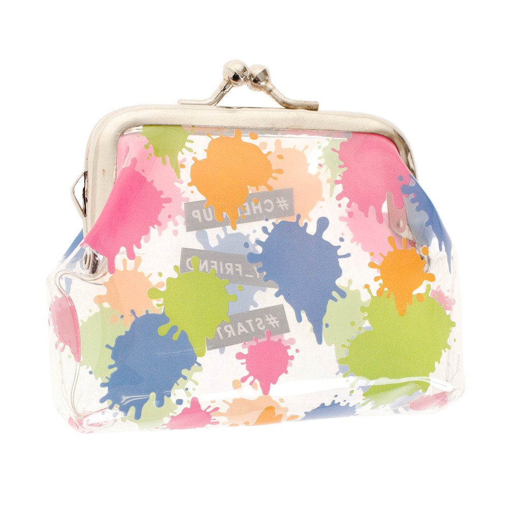 クーリア ガマ口 コインケース スプラッシュペイント Ql アウトドア キャンプ用品はエルブレス