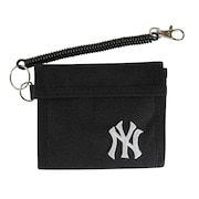 イーカム（メンズ、レディース、キッズ）MLB 二つ折り財布 ニューヨークヤンキース YK-WLT16-BLACK