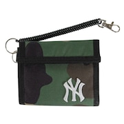 (メンズ、レディース、キッズ)MLB 二つ折り財布 ニューヨークヤンキース YK-WLT16