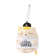 (メンズ、レディース、キッズ)キーホルダー すみっコぐらし×福岡ソフトバンクホークス ねこ FKT 716502