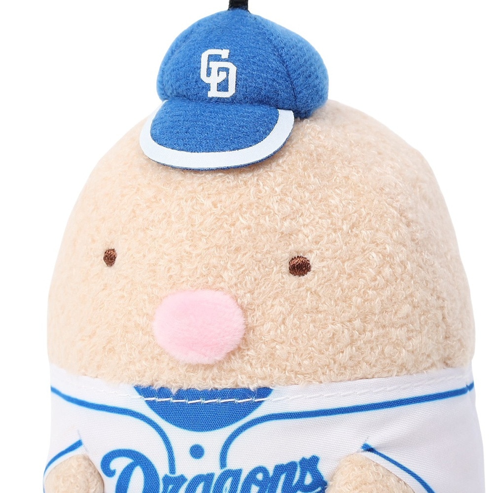 すみっコぐらし（Sumikkogurashi）（メンズ、レディース、キッズ）すみっコぐらし×中日ドラゴンズ マスコット付きキーホルダー とんかつ FKT 717431