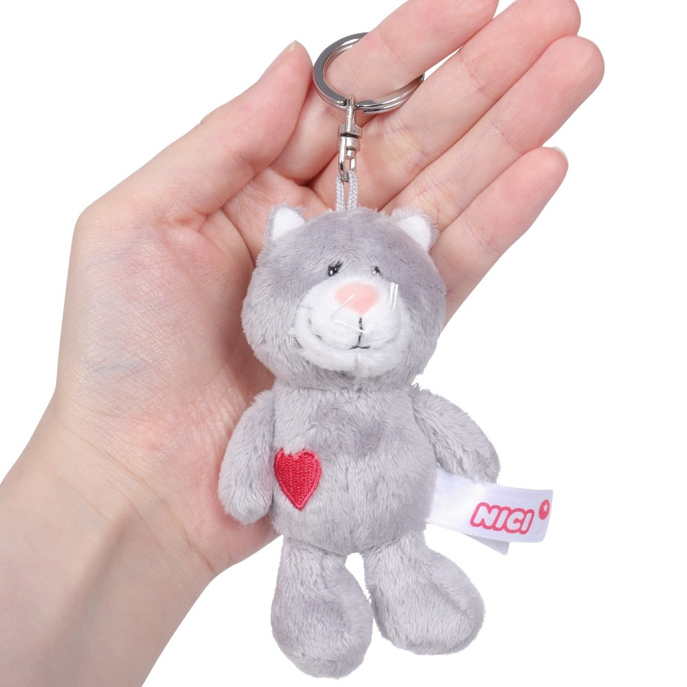 ニキ（NICI）（メンズ、レディース、キッズ）キーリング グレー