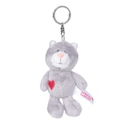 (メンズ、レディース、キッズ)キーリング グレーキャット 10cm NT 10694527