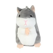 (キッズ)マスコットキーホルダー はむすたーさん TKZ42QD050 ぬいぐるみ 動物 アニマル プレゼント ギフト