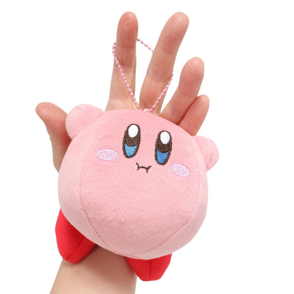 星のカービィ（キッズ）ぬいぐるみ付きキーホルダー 星のカービィー マスコット ホバリング KPM4 キャラクター  かわいい ゆるい カービィ