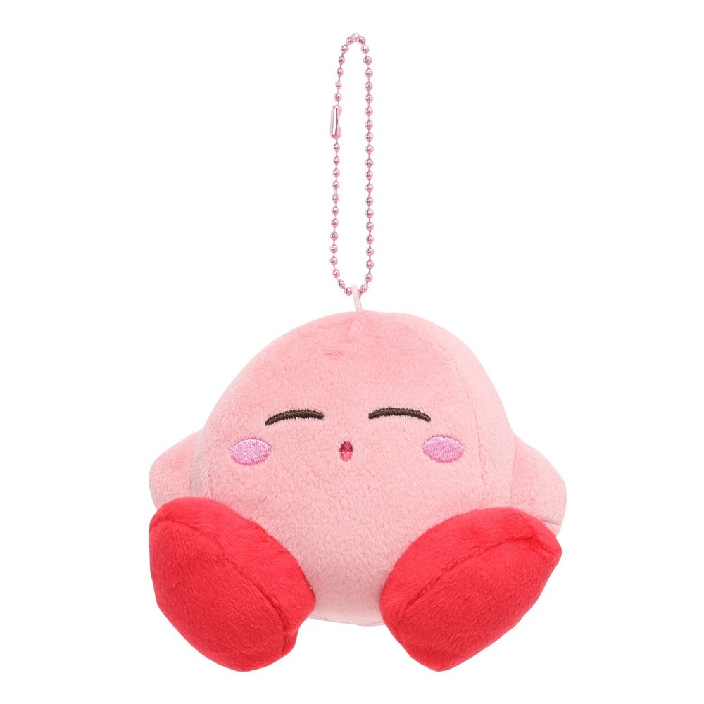 星のカービィ（キッズ）ぬいぐるみ付きキーホルダー 星のカービィー マスコット すやすや KPM5
