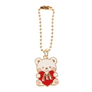 (レディース、キッズ)メタルベアイニシャル レッド M HK007 RD M
