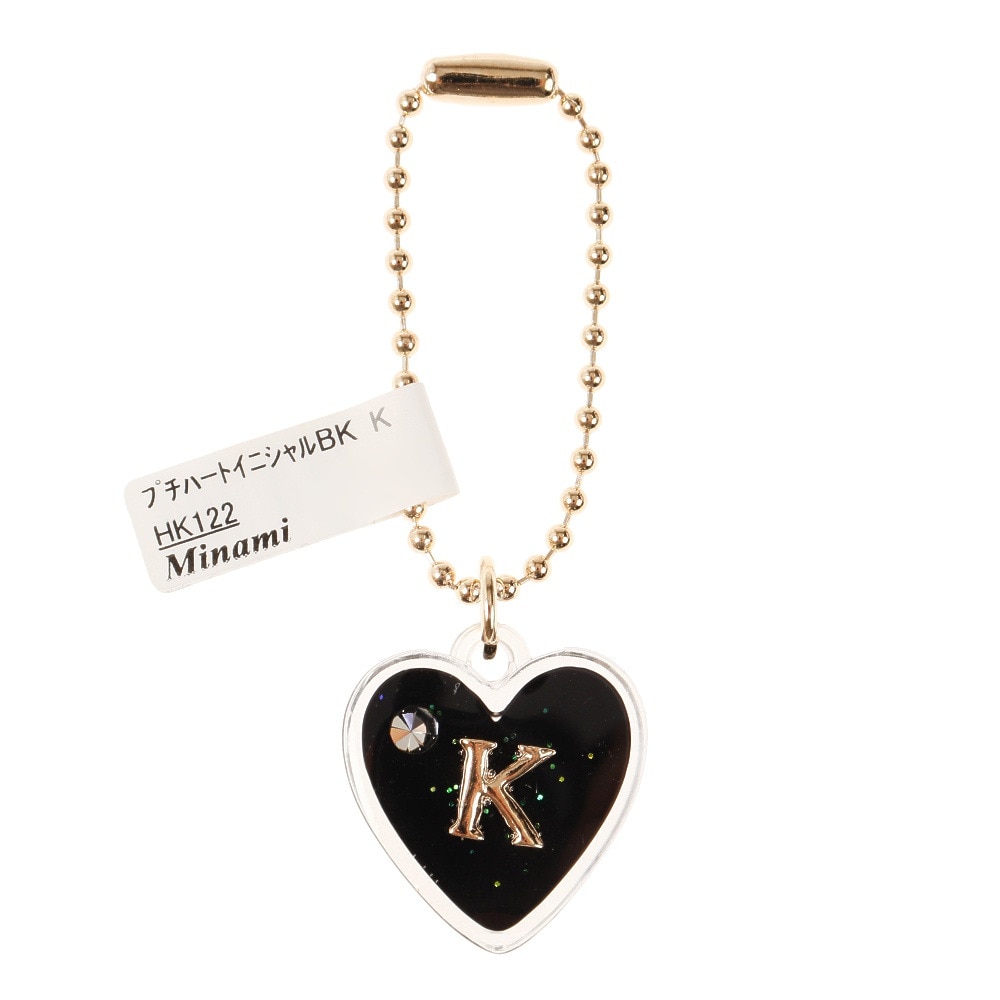 ミナミ（Minami）（キッズ）プチハートイニシャルチャーム K HK122BK K