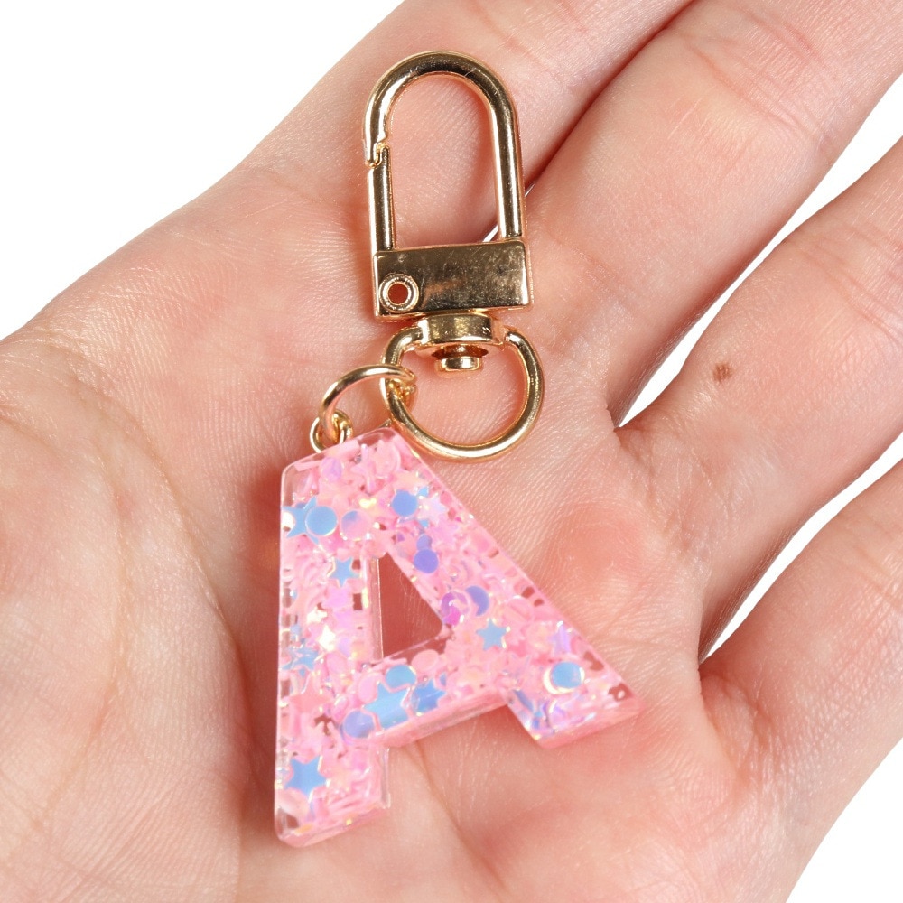 ミナミ（Minami）（メンズ、レディース、キッズ）ミニ イニシャル キーホルダー A IS050 PK A