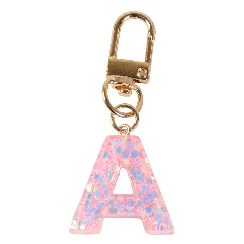 ミナミ（Minami）（メンズ、レディース、キッズ）ミニ イニシャル キーホルダー A IS050 PK A