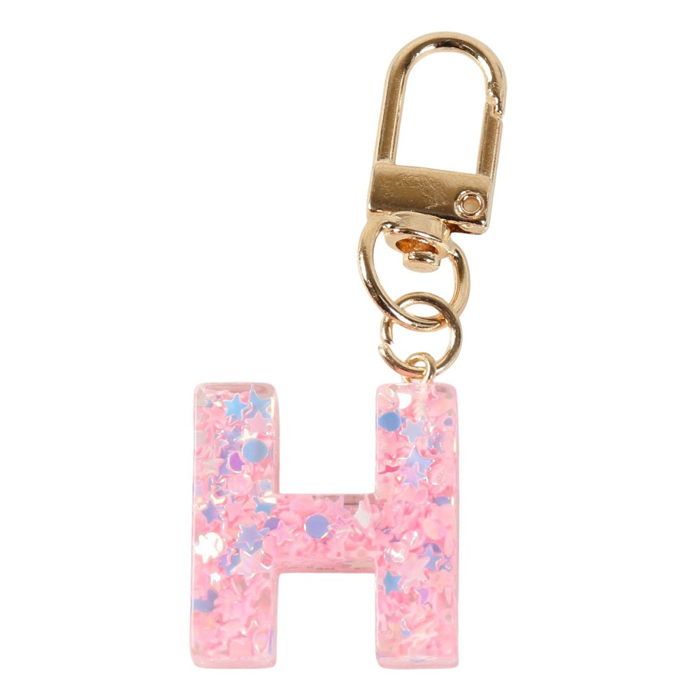 ミナミ（Minami）（メンズ、レディース、キッズ）ミニ イニシャル キーホルダー H IS050 PK H