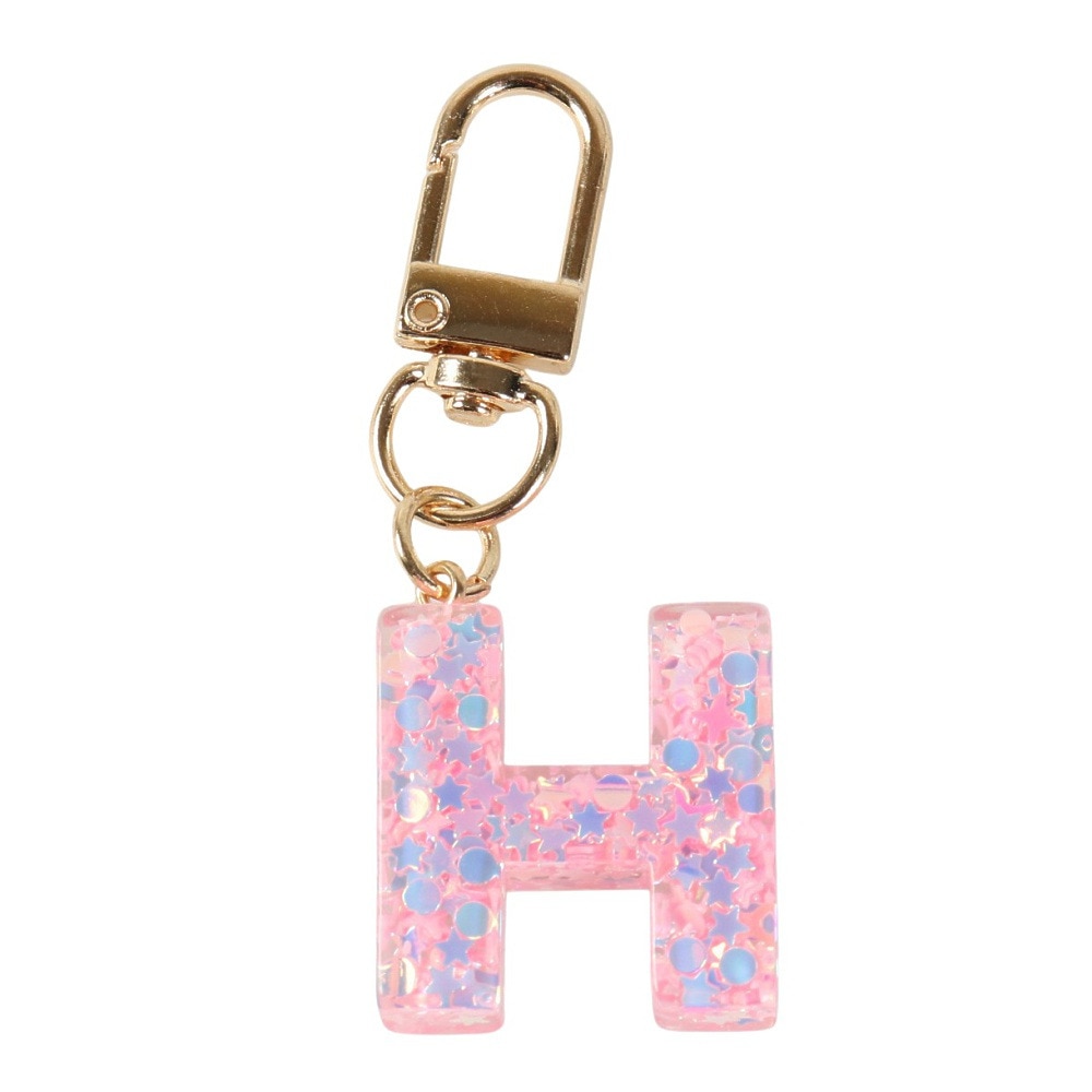 ミナミ（Minami）（メンズ、レディース、キッズ）ミニ イニシャル キーホルダー H IS050 PK H