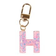 (メンズ、レディース、キッズ)ミニ イニシャル キーホルダー H IS050 PK H