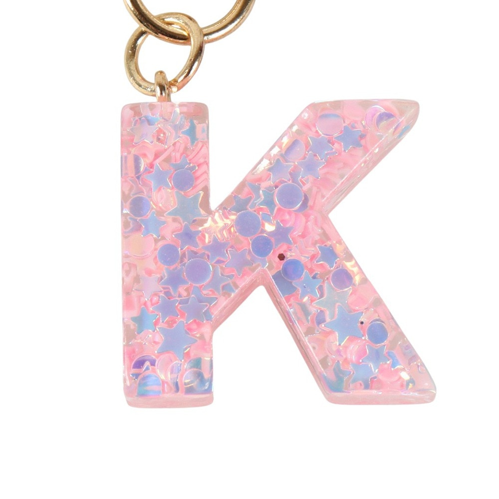 ミナミ（Minami）（キッズ）ミニ イニシャル キーホルダー K IS050 PK K