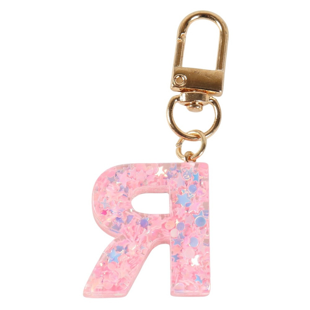ミナミ（Minami）（メンズ、レディース、キッズ）ミニ イニシャル キーホルダー R IS050 PK R