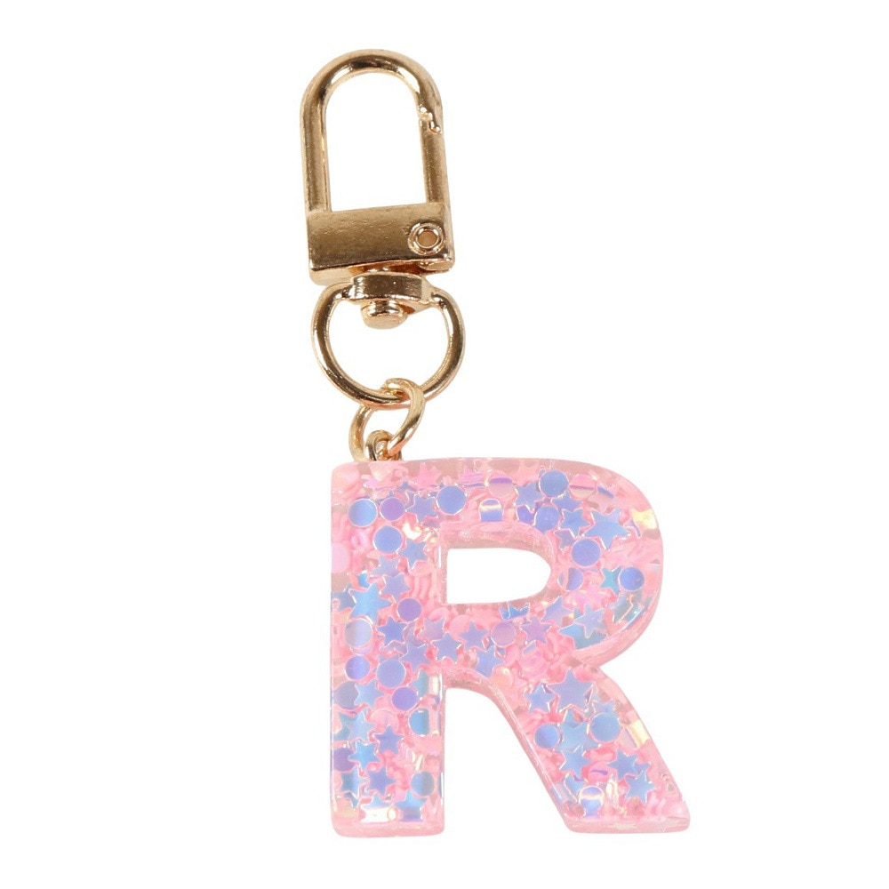 ミナミ（Minami）（メンズ、レディース、キッズ）ミニ イニシャル キーホルダー R IS050 PK R