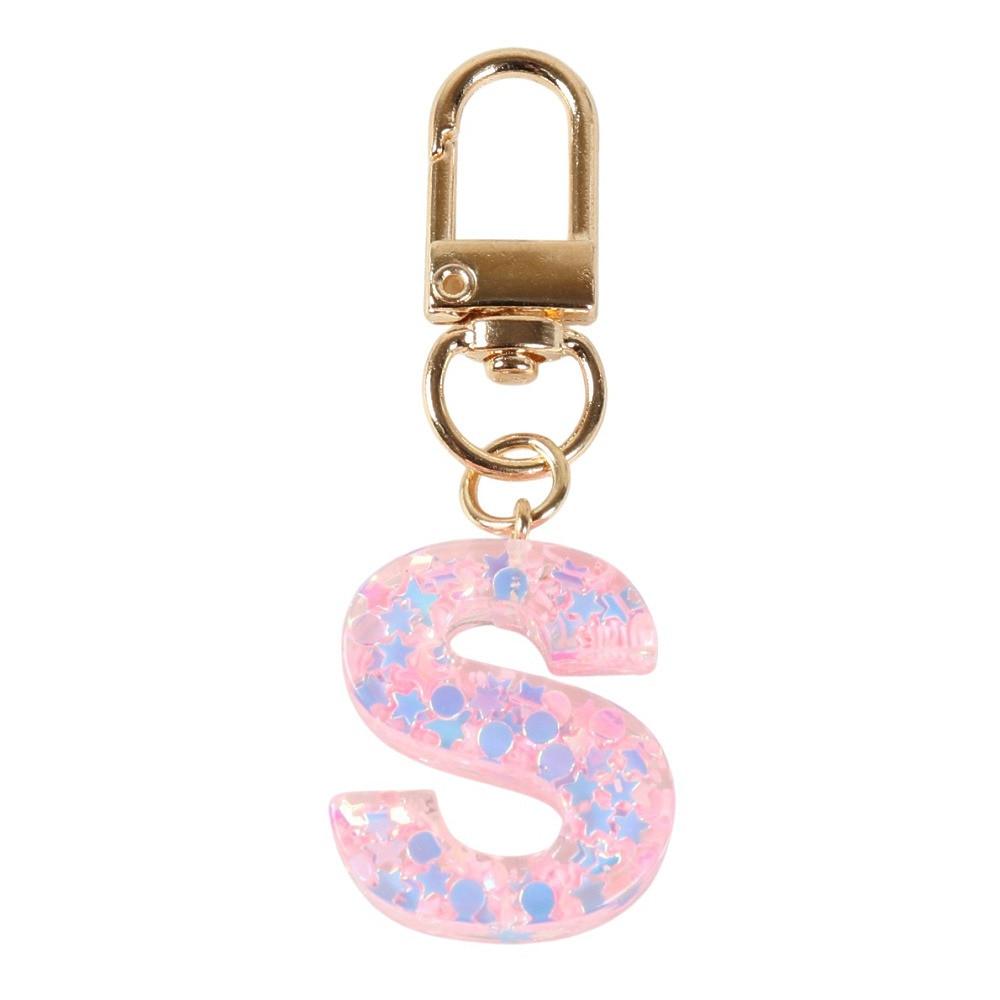 ミナミ（Minami）（メンズ、レディース、キッズ）ミニ イニシャル キーホルダー S IS050 PK S