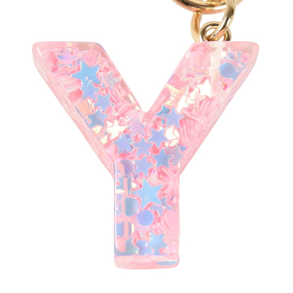 ミナミ（Minami）（メンズ、レディース、キッズ）ミニ イニシャル キーホルダー Y IS050 PK Y