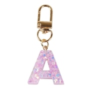 (メンズ、レディース、キッズ)ミニ イニシャル キーホルダー A IS050 PU A