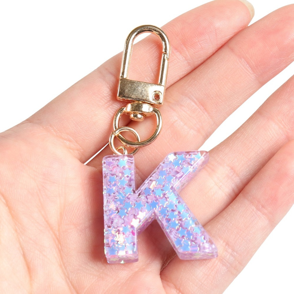ミナミ（Minami）（メンズ、レディース、キッズ）ミニ イニシャル キーホルダー K IS050 PU K