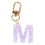 (メンズ、レディース、キッズ)ミニ イニシャル キーホルダー M IS050 PU M