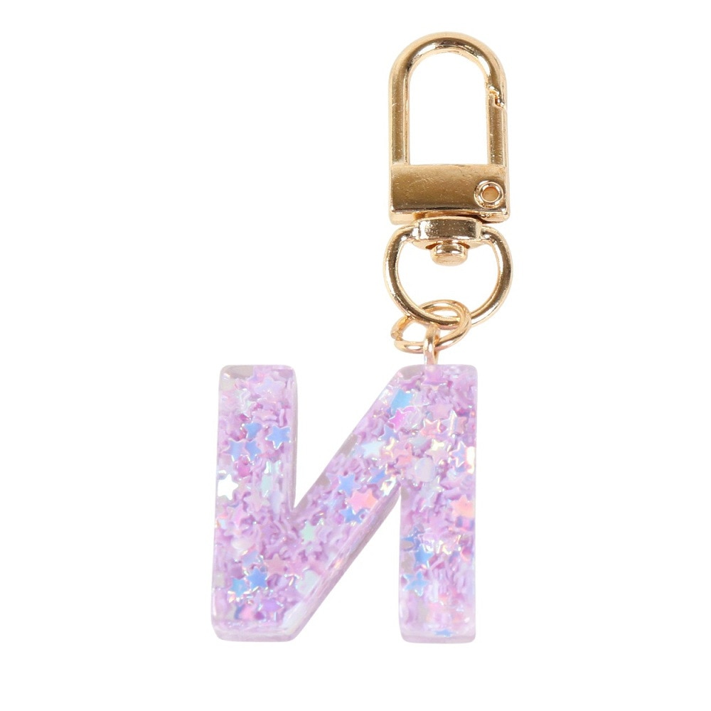 ミナミ（Minami）（メンズ、レディース、キッズ）ミニ イニシャル キーホルダー N IS050 PU N