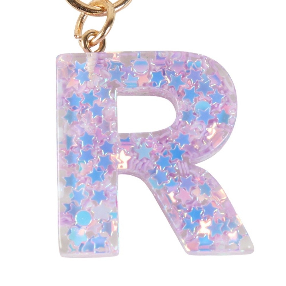 ミナミ（Minami）（メンズ、レディース、キッズ）ミニ イニシャル キーホルダー R IS050 PU R