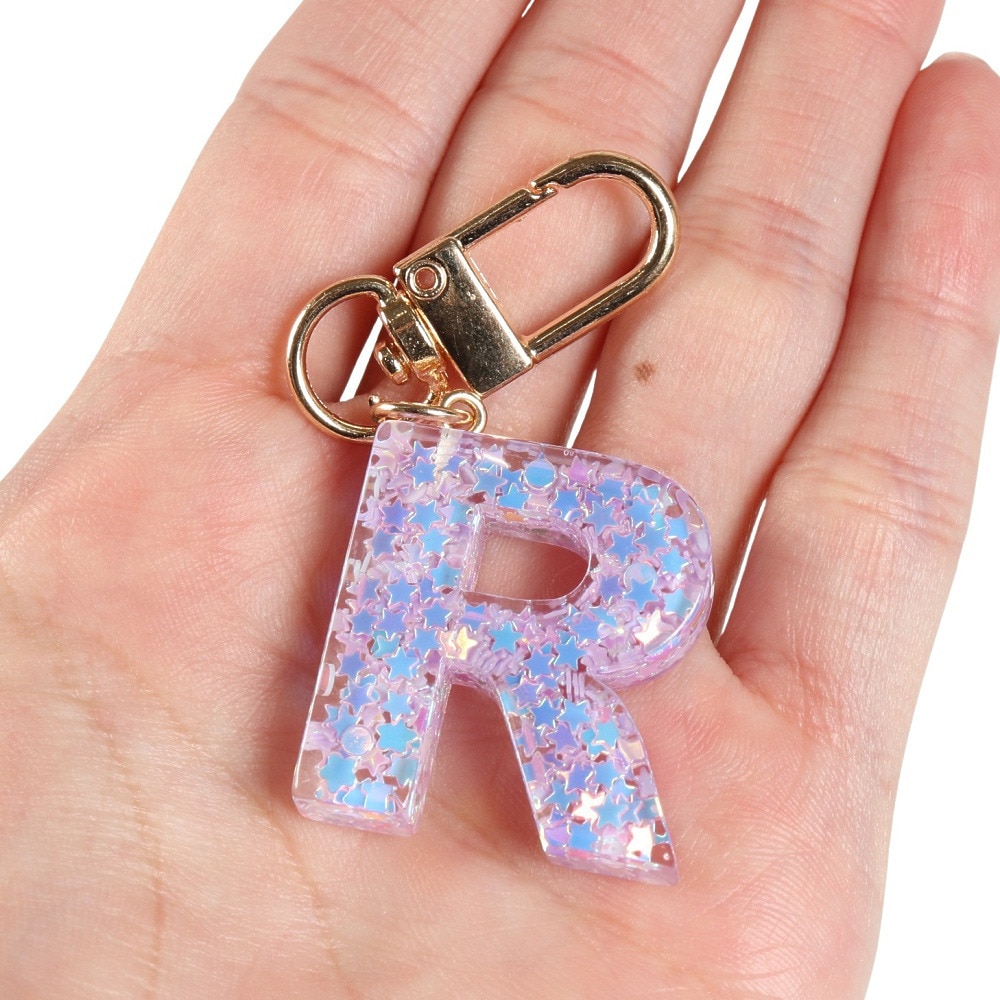 ミナミ（Minami）（メンズ、レディース、キッズ）ミニ イニシャル キーホルダー R IS050 PU R