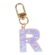 (メンズ、レディース、キッズ)ミニ イニシャル キーホルダー R IS050 PU R